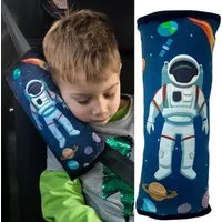 HECKBO Schlafkissen Auto Schlafkissen Weltraum Space Astronaut für Kinder Mädchen Jungen