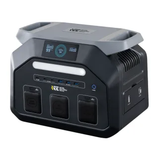 IEETek P1800 1800W Solar Generator 1024wh EV-Grade LiFePO4 Battery Portable Power Station 11 Output Ports 220V 3600W Pea