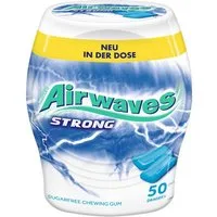 Airwaves Süßigkeit, Airwaves Strong zuckerfreie knackige Kaugummis mit Minzgeschmack 50er