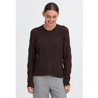 OXMO Strickjacke OXSinva Süßer Cardigan mit Strickmuster