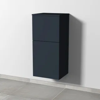 Sanipa 3way Mittelschrank mit 1 Tür und 1 Auszug, Marine-Matt, SP1281R SP1281R