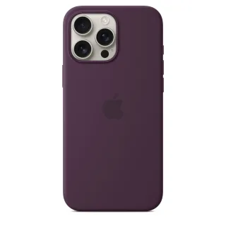 Apple iPhone 16 Pro Max Silikon Case mit MagSafe ? Pflaume | myyw3zm/a | Cover - Apple
