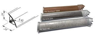 Express Küchen Abschlussleiste "Trea WAP 300/400" in zwei Längen, individuell kürzbar