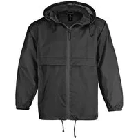 FRIESEN Friesennerz Regenjacke Unisex Windbreaker "Moin von 8ern!" - Leichte Windjacke Fahrradjacke Jacke verstaubar in Seitentasche mit doppeltem Zip und Hüftgürtel