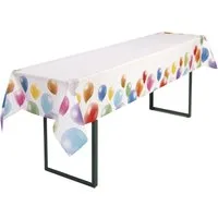 Delindo Lifestyle Gartentischdecke für Bierzeltgarnitur abwaschbar 110x260 cm (1-tlg), Sondermaß 110x260 cm speziell für Tische der Bierzeltgarnitur