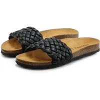 Vivance Mule, Sandale, offener Schuh, Sommerschuh, Pantolette NEU mit komfortablem Korkfußbett & weicher Innensohle aus Leder