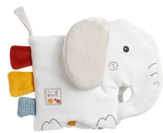 Fehn 056099 Stoffbuch Elefant fehnNATUR