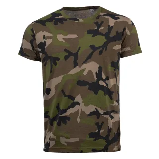 SOLS Herren Camo T-Shirt mit Tarnmuster, Kurzarm (Camouflage)