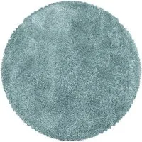 Carpettex Hochflor-Teppich Unicolor - Einfarbig, Rund, Höhe: 30 mm, Teppich Wohnzimmer Einfarbig Shaggy verschidene farben und größen