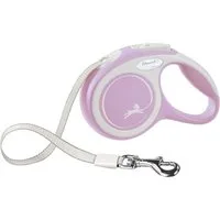 flexi Flexileine FLEXI Rollleine New COMFORT Gurt - 3m, bis 12kg Farbe: rosa