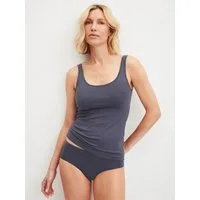CALIDA Shirttop Essential Cotton Baumwoll-Mix, Single Jersey, elastisch, Rundhalsausschnitt
