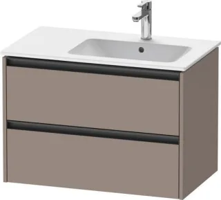 Duravit Ketho.2 Waschtischunterbau wandhängend Basalt Matt 810x480x549 mm - K25268043430000 K25268043430000