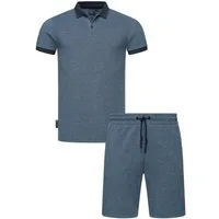 Ragwear Poloshirt Set Porpi (2-tlg) Modisches Herren Set aus Hemd und kurzer Hose