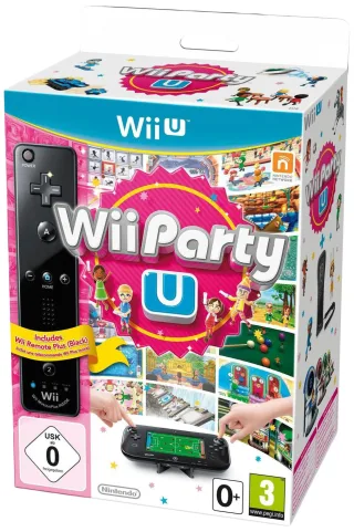 Nintendo Wii Party U + Remote-Controller schwarz