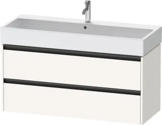 Duravit Ketho.2 Waschtischunterbau wandhängend Weiß Supermatt 1184x460x549 mm - K25279084840000 K25279084840000