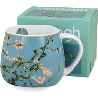 DUO Porcelain Collection Tasse Duo Fassbecher 430ml / Tee / Kaffetasse, Becher, Mug, Barrel, 1-tlg., Porzellan Tasse, Becherfass MANDELBLÜTE - ALMOND BLOSSOM inspiriert von Van Gogh