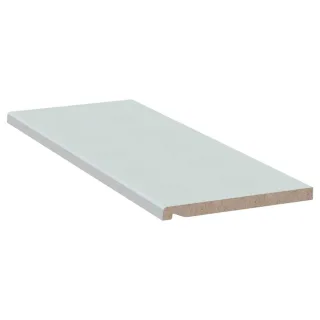 Werzalit compact Fensterbank, Innenfensterbank, 100 x 50 mm, Hellgrau, individuell nach Maß