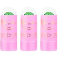 Essence Rouge Polly Pocket colour-changing blush stick, 3-tlg., pH-reaktive Farbverwandlung, natürlicher Glow, Stick Format
