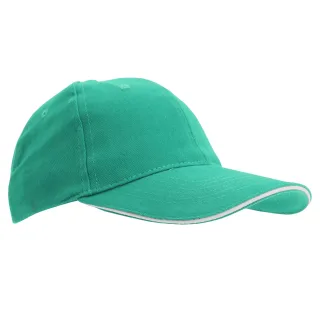 SOLS Unisex Buffalo Baseballkappe (Türkis/Weiß)