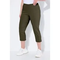 Ulla Popken Funktionshose Bengalinhose wadenlang Elastikbund Stretch
