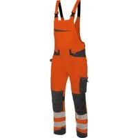 Würth MODYF Arbeitslatzhose Fluo EN 20471 Hi-Vis Latzhose für Profis Moderne Warnschutzlatzhose für Handwerker