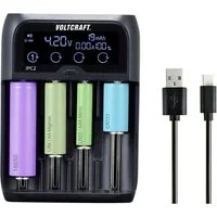 VOLTCRAFT VOLTCRAFT IPC-2 Rundzellen-Ladegerät NiMH, NiCd, LiIon, LiFePO Mini (A Rundzellen-Lader