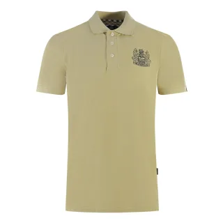 Aquascutum Branded Sleeve Beige Poloshirt