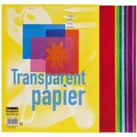 Idena Transparentpapier Idena Transparentpap. A5 10 Blatt farbig sortiert
