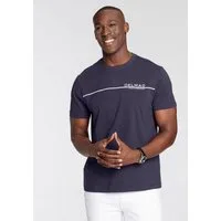 DELMAO T-Shirt Kurzarm, mit coolem Print, Rundhalsausschnitt, aus 100% Baumwolle