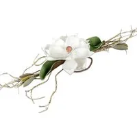 Kunstblume Foam Flower, formano, Höhe 8 cm, Höhe: 8cm, Farbe: Weiß, Motiv: Magnolie