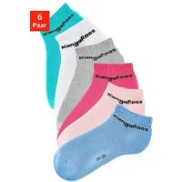 KangaROOS Sneakersocken (Packung, 6-Paar) mit Frottee innen