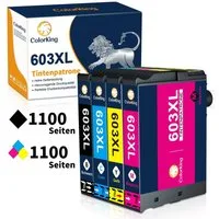 ColorKing XXL 1100 Seiten für EPSON 603 XL 603 XP-3100 XP-3105 Tintenpatrone (4-tlg)