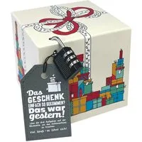 SURPRISA Geschenkbox Geschenkbox, Geldgeschenke Verpackung, Personalisierte Geschenkideen / Das Geschenk einfach so - war gestern!