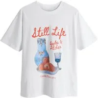 Next T-Shirt Lizenziertes Rundhals-T-Shirt, Stillleben (1-tlg)