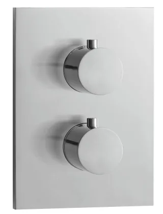 Herzbach Design IX Thermostatarmatur Unterputz Fertigset 2 square plus, 17.503050.2.09 17.503050.2.09