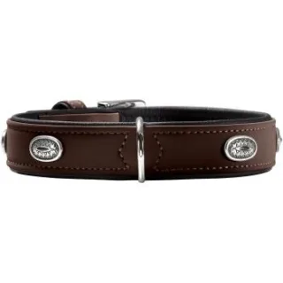 Hunter Hundehalsband softie stone braun M