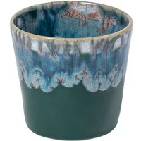 Costa Nova Becher Lungo Grespresso, Grün (hunter green), 19 cl, 1-tlg., Keramik, 8 x 7,5 cm, 190 ml