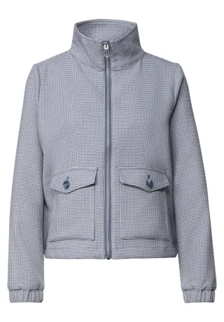 Street One - Blouson mit Muster blau - Gr. - 44