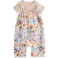 Next Latzhose Baby Latzhose und Bodysuit im 2er-Set (2-tlg)