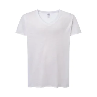 JHK - "Curves" T-Shirt für Damen (Weiß)