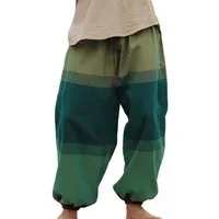 KUNST UND MAGIE Haremshose KUNST&MAGIE Damen bunt one size Boho Yoga Pumphose Smerhose Pluderhose