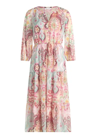 Betty & Co - Stufenkleid Pink/Green - Gr. - 36