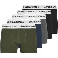 Jack & Jones Junior Trunk JACBASIC WHITE WB TRUNKS 5 PACK NOOS JNR