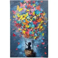 Reinders! Poster Balloon Kid, Wohnzimmer - Mehrfarbig - 150 gr. Papier - Street Art - 61x91,5 cm