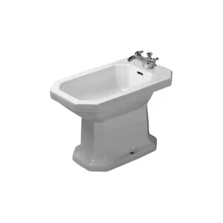 Duravit Serie 1930 Stand Bidet 0267100000 mit Überlauf und Hahnloch, weiss
