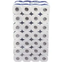 Otto Office Toilettenpapier (56-St), 3-lagig, weiß mit Prägung, 250 Blatt/Rolle