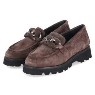 Sioux Loafer MEREDIRA  Braun - Gr. 37 -  Leder und Textil