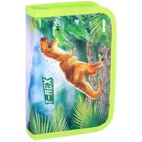 Spirit Federmäppchen Schüler-Etui T-REX 28 teilig 1-Zipper Mäppchen