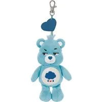 Nici Plüschanhänger CARE BEARS, Glücksbärchis, Brummbärchi, 15 cm, mit Charm