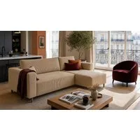 MARPUR Ecksofa RIO, Cordstoff, Bettfunktion und Bettkasten
